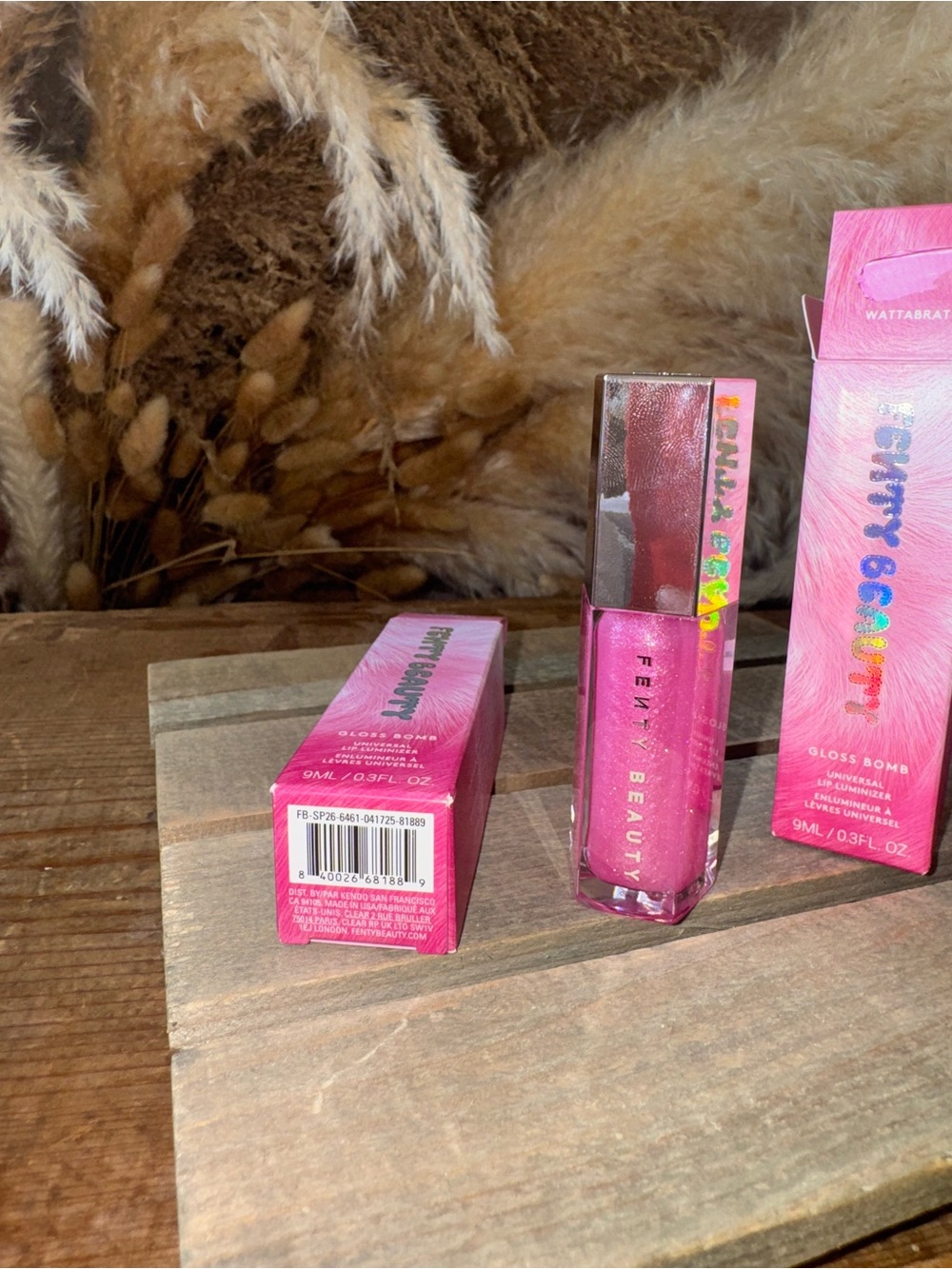 Fenty Beauty Gloss Bomb Lip Luminizer Whattabrat SOLD OUT LIMITED EDITION - Picture 7 of 8
